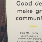 M&S volunteers help out