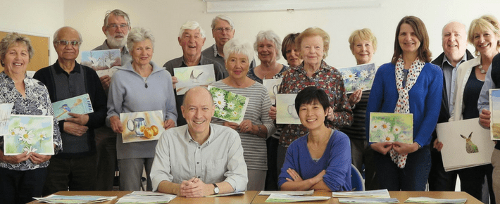 You are currently viewing WATERCOLOUR CLASSES WITH JOHN HILL AND SAKURA MISUMI
