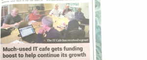 Read more about the article Big thank you to Clarion for supporting the Reboot café!